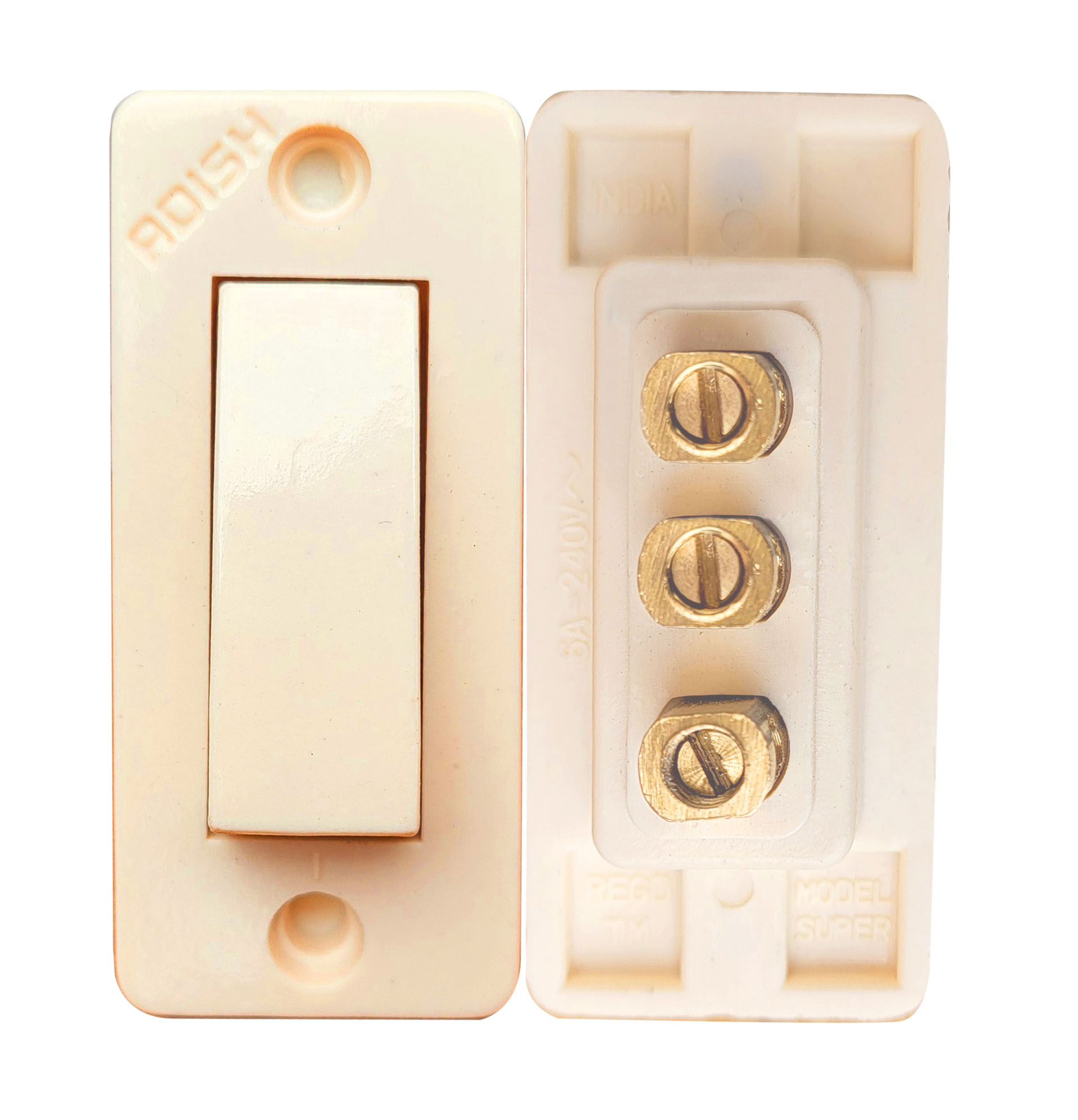 2 Way Switch Aadhish AM Cream – Pack Of 20